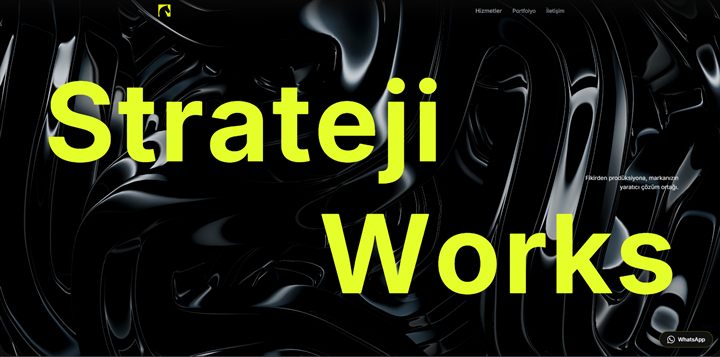 Strateji Works Reklam Ajansı web sitesi önizleme